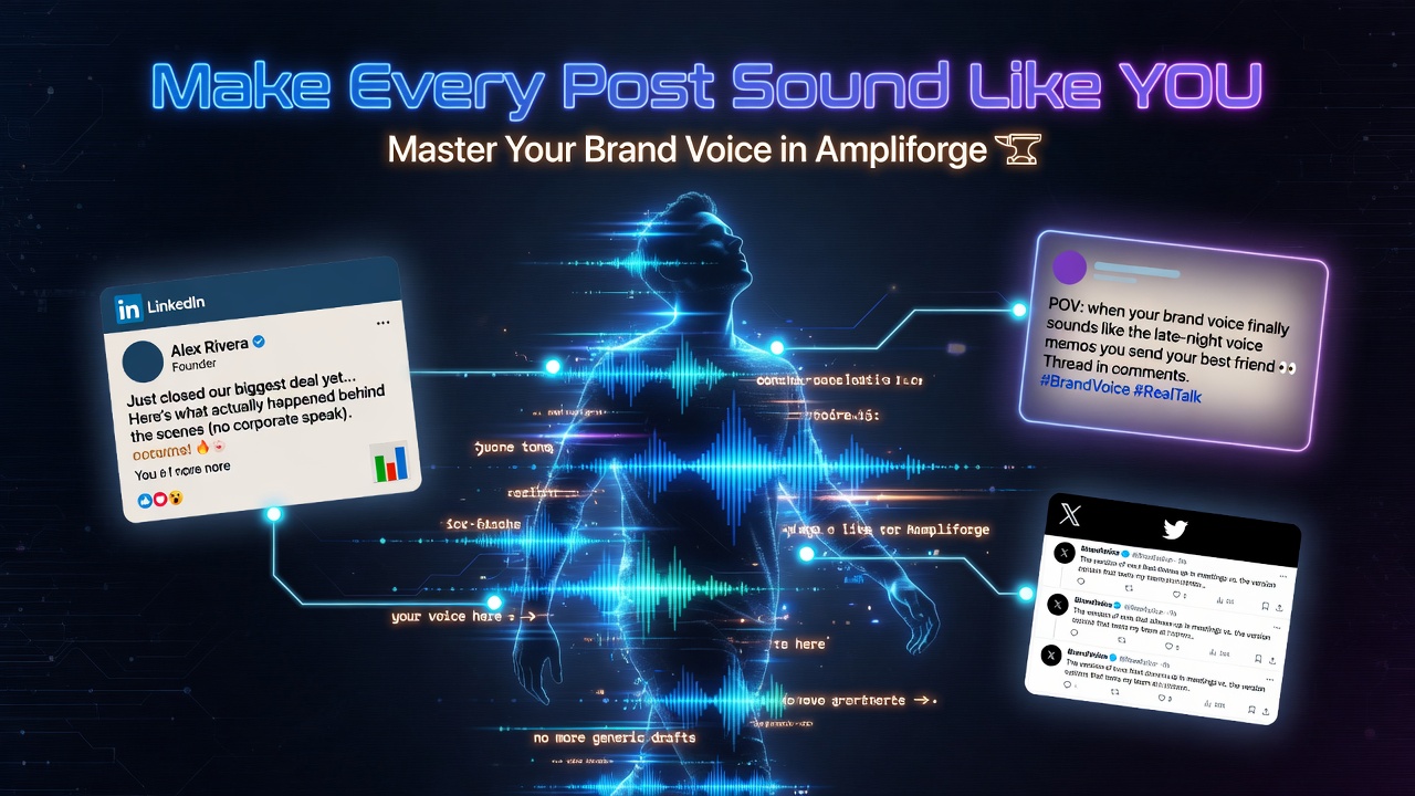 How to Perfect Your Brand Voice in Ampliforge for Maximum Authenticity
